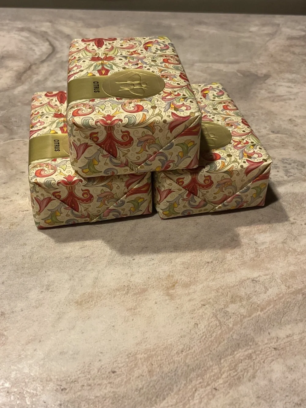 3 Honey House Naturals Honey Blossom Soap Citrus 3.5 oz each New